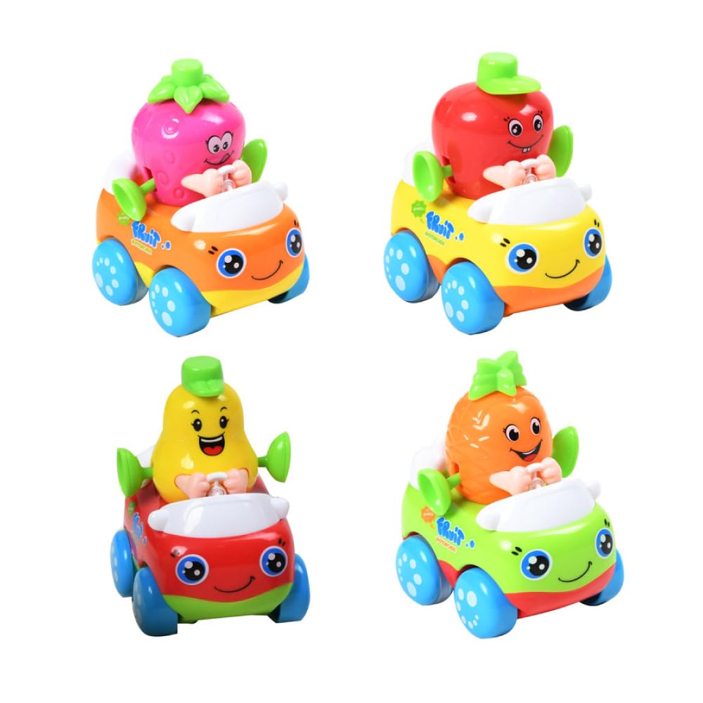 Aasvi Horizon Unbreakable Pull Along Cute Toys for Kids Fruity Cuties Friction Fruits Car Set for Kids (4 Pieces in Box) (Multicolor) (B0CYHF53DL) Amazon Price History, Amazon Price Tracker