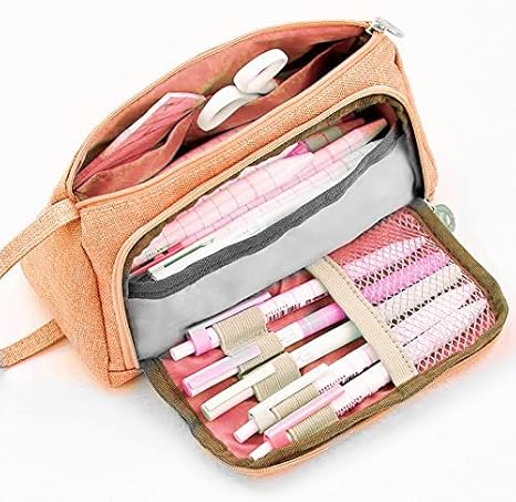 かわいい 鉛筆ケース 学用品 鉛筆バッグ 文房具 学校 鉛筆ボックスペンケース 手作り 筆箱 大容量 おしゃれ 筆入れ ペンポーチ 筆箱 収納バ 経典ブランド