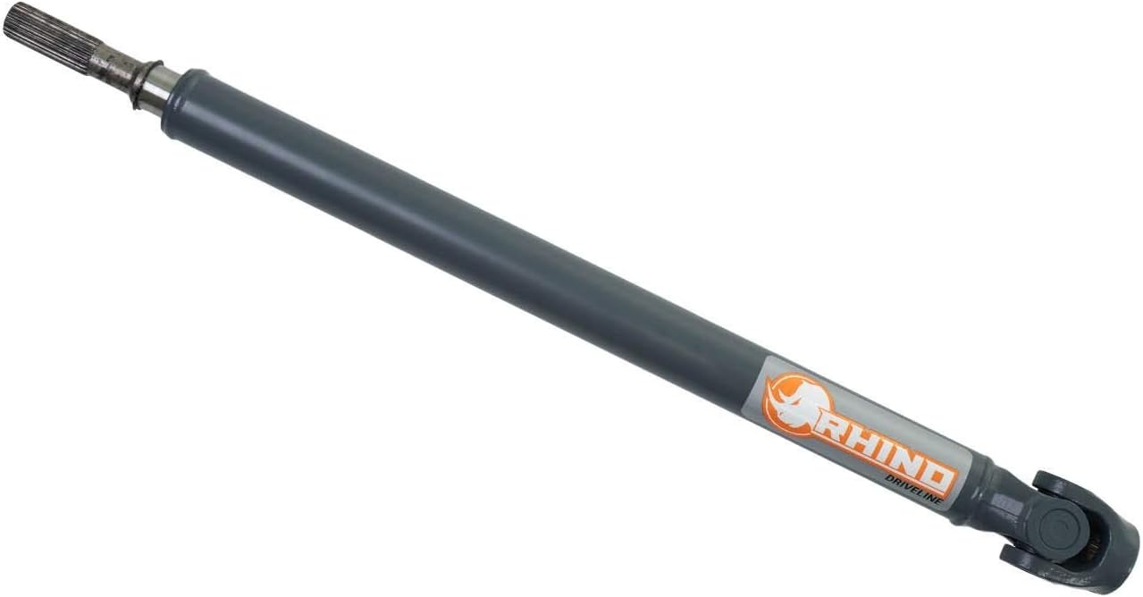 SuperATV U Series Heavy Duty Rhino Driveline Prop Shaft for Polaris RZR XP Turbo 4 - Front and Rear - Chromoly Shaft with Carrier Bearing