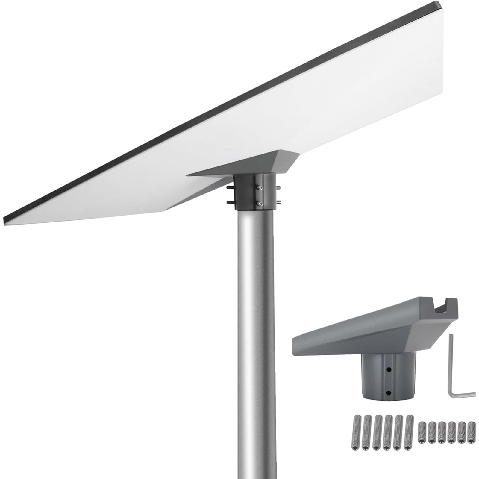 Support de mât réglable pour antenne satellite - Pour un positionnement optimal - Outil professionnel nécessitant une assistance d'antenne