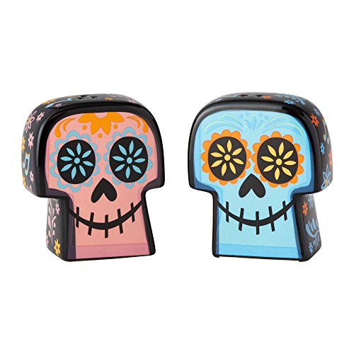 Enesco Disney Coco” Day Of The Dead Ceramic, 2.75” Salt And Pepper Shakers, Multicolor #TOP1