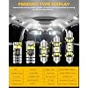 BMT xms Car Interior LED Light Replacement for Mazda 3 BL BM BN 2010-2019,6000K Super Bright Interior Light Bulbs Package, 9pcs