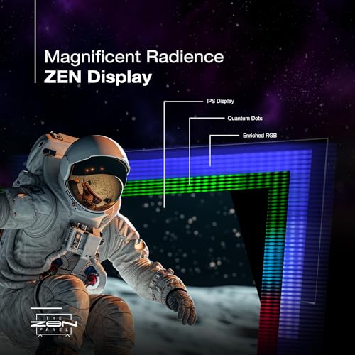 Image of SANSUI 254cm (100) 4K QLED+ Smart Google TV with Dolby Vision, HDR10+, Antiglare Display, 60W Dolby Atmos Sound with Subwoofer, 120Hz Refresh Rate, MEMC JSW100GSQLEDFF (Black)