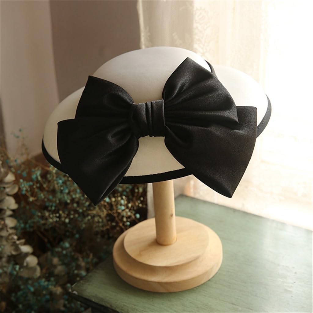 Dinner Little Hat Female Black Bow French