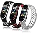 Mugust Compatible con Xiaomi Mi Band 4 Correa/Xiaomi Mi Band 3 Correa, Brazalete de Reloj Recambio Silicona Suave Colorido para Xiaomi Mi Band 4 Mi Band 3 Pulseras
