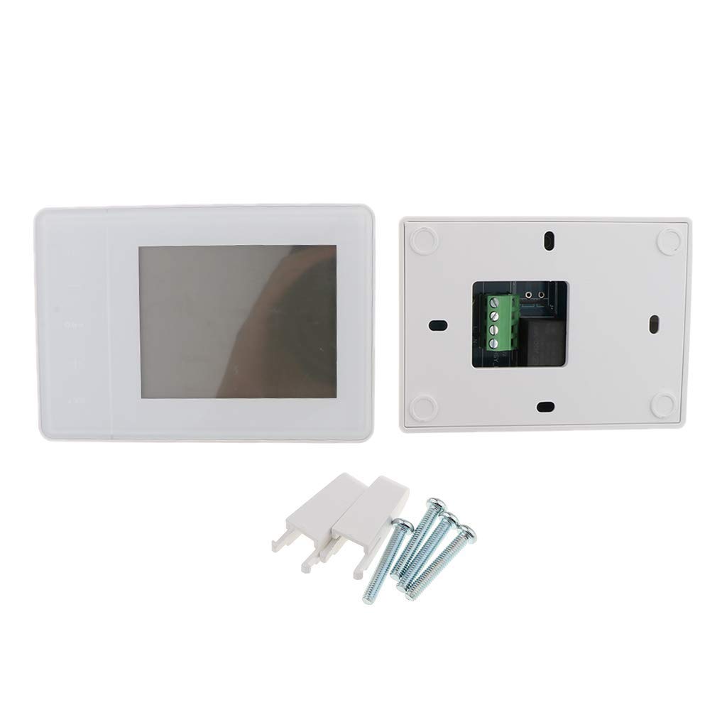 Termostato Programmable Wireless ThermoHome Per Riscaldamento A Pavimento - Display LCD, Programmazione 5+2 Giorni, Alimentazione A Batteria