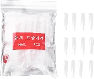 unhas acrílico - Unhas Para Unhas Postiças Acrílico - Pontas unhas postiças transparentes XXL Pontas artificiais bailarina pontas francesas para manicure Ainichi