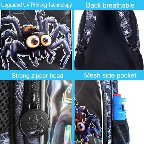 Image of 3PCS Dinosaur Backpack for Boys, 16 Inch Kids Water Resistant Preschool Elementary Kindergarten Bookbags and Lunch Box | Kids
