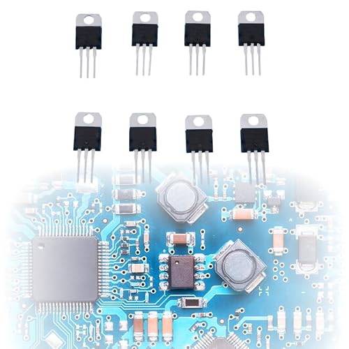 Kit de transistores JFET de 40 piezas de 8 tipos de IC regulador de voltaje de amplificación de banda
