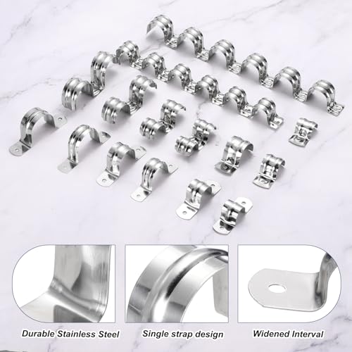 Colliers de serrage pour conduit de 50 mm installation fil et tube de plomberie