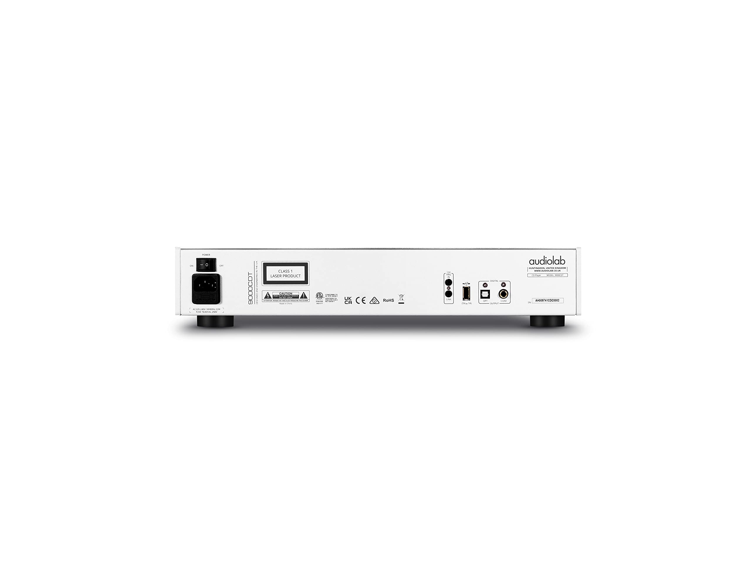 Audiolab 9000CDT Trasporto CD - Alluminio Argento