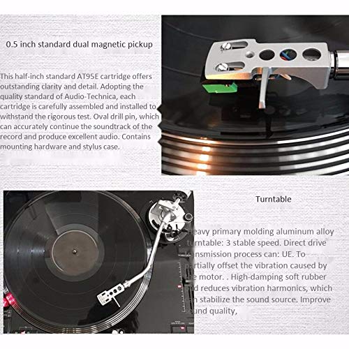 NAMSAR AT-LP120X-USB Direct Drive DJ Turntable, Vinyle Professionnel Fever HiFi Enregistrez Gramophone Player, Supports 3 Vitesses de 33/45/7 8, Compatible avec Plusieurs systèmes d’exploitation - Les Beatles, Paul McCartney, John Lennon, RIngo Starr, George Harrison NAMSAR AT-LP120X-USB Direct Drive DJ Turntable, Vinyle Professionnel Fever HiFi Enregistrez Gramophone Player, Supports 3 Vitesses de 33/45/7 8, Compatible avec Plusieurs systèmes d'exploitation – Image 3