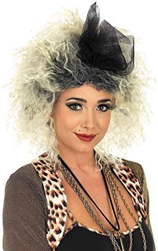 Fun Shack Womens 1980s Pop Star Wig, 80s Wig Women, 80s Wigs for Women Fancy Dress, Popstar 80 s Wig One Size