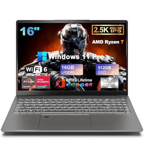 16�C���` IPS 2.5K �Q�[�~���O�m�[�g�p�\�R���B8�R�A AMD Ryzen 7 6800H �ő�4.7GHz�A16GB DDR5 512GB SSD�AAMD Radeon 680M�A�w��A�o�b�N���C�g�L�[�{�[�h�AWiFi 6�AType-C�A�i�vMS