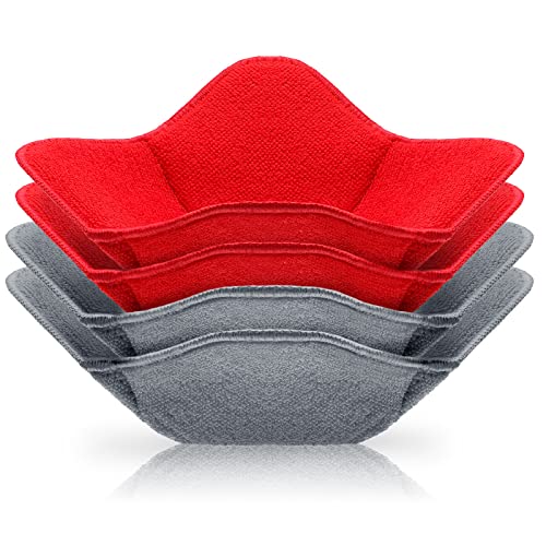 Patelai 4 Pcs Microwave Bowl Holders Hot Bowl Cozy Holder for Hot Food Soup by Patelai - Used condition - US$10.26