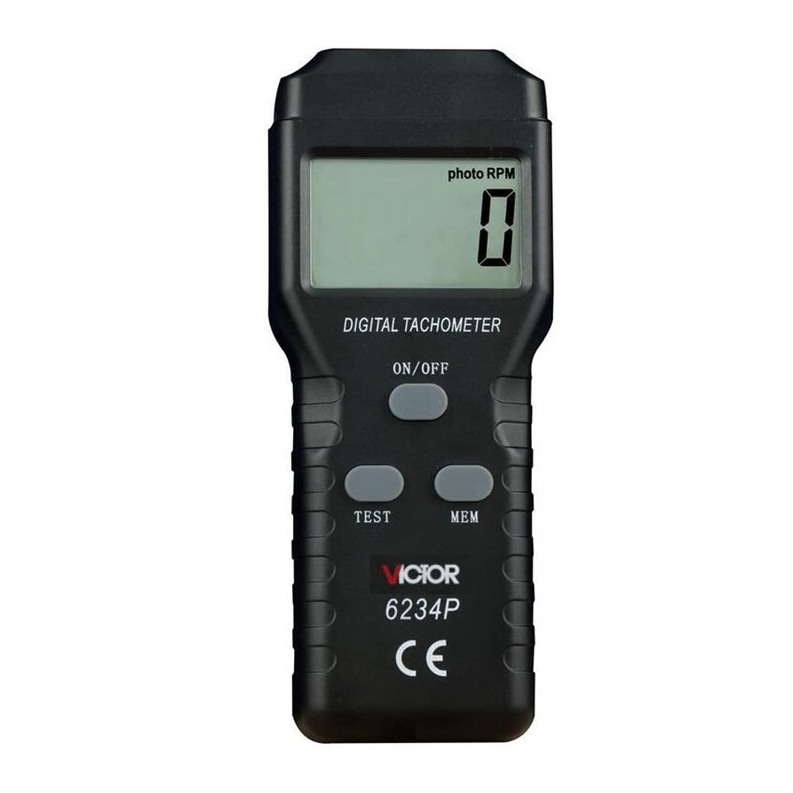 LNHHG Digital Handheld Stroboscope Digital Noncontact Tachometer VICTOR VC6234P VC6235P VC6236P Non-Contact Photoelectric,Automatically Turn Off, LCD Display(VC6234P)
