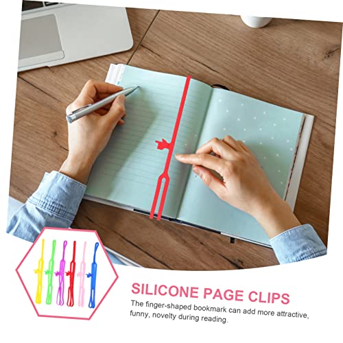 Marque page silicone pour amateurs de lecture lot de 24 DOITOOL - 7