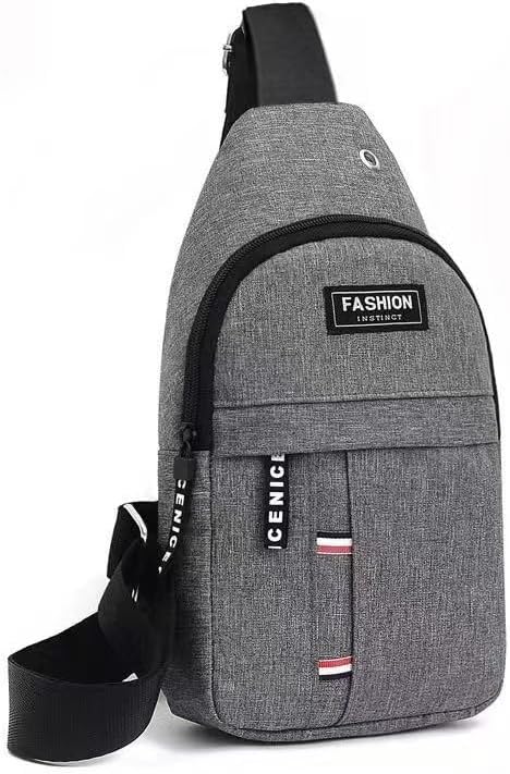 Shoulder Backpack Messenger Bag Adjustable Portable Men’s Outdoor Hiking Sports Chest Bag