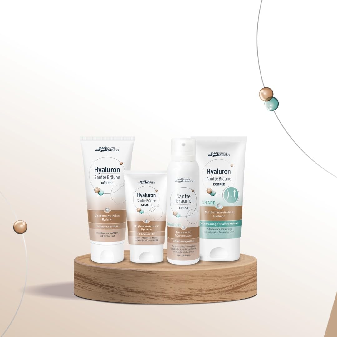Medipharma Cosmetics Hyualuron Sanfte Bräune Körpercreme, 200 ml Kremowa