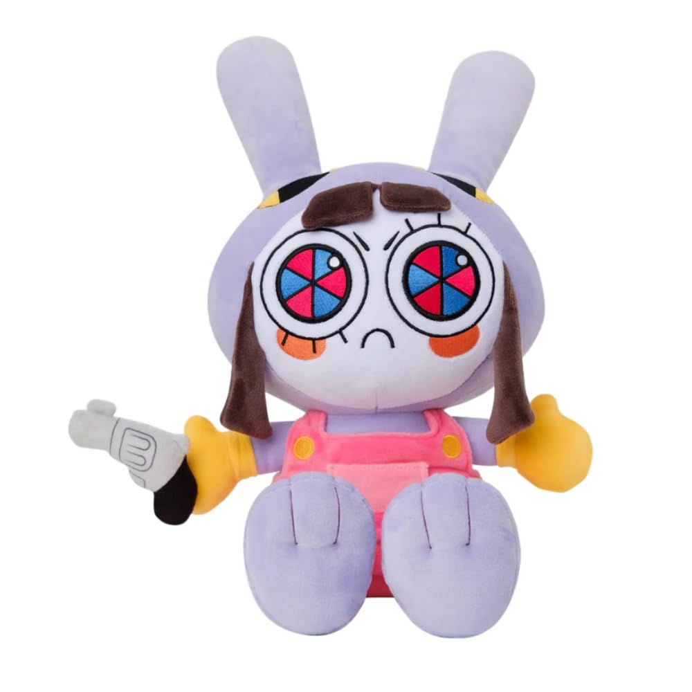 Maid Jax Plush Cute Stuffed Figure Plushie Toy Suit Pomni Plush Doll for Fans (Pomni)