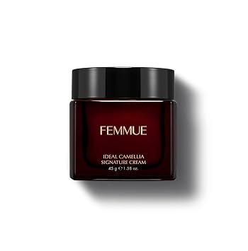 FEMMUE Ideal Camellia Signature Cream 1.58 oz | Face Moisturizer With Camellia Seed Oil to Nourish Dry, Damaged Skin | Korean Skincare