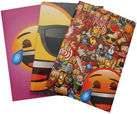 Anker Emoji 3 X Exercise Books, Assorted, 29.7x21x2 cm