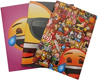Anker Emoji 3 X Exercise Books, Assorted, 29.7x21x2 cm