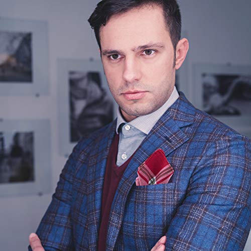 Boao 30 Pieces Men's Handkerchiefs Cotton 16 X 16 Inches,15 Colors (Vivid Color) #TOP5