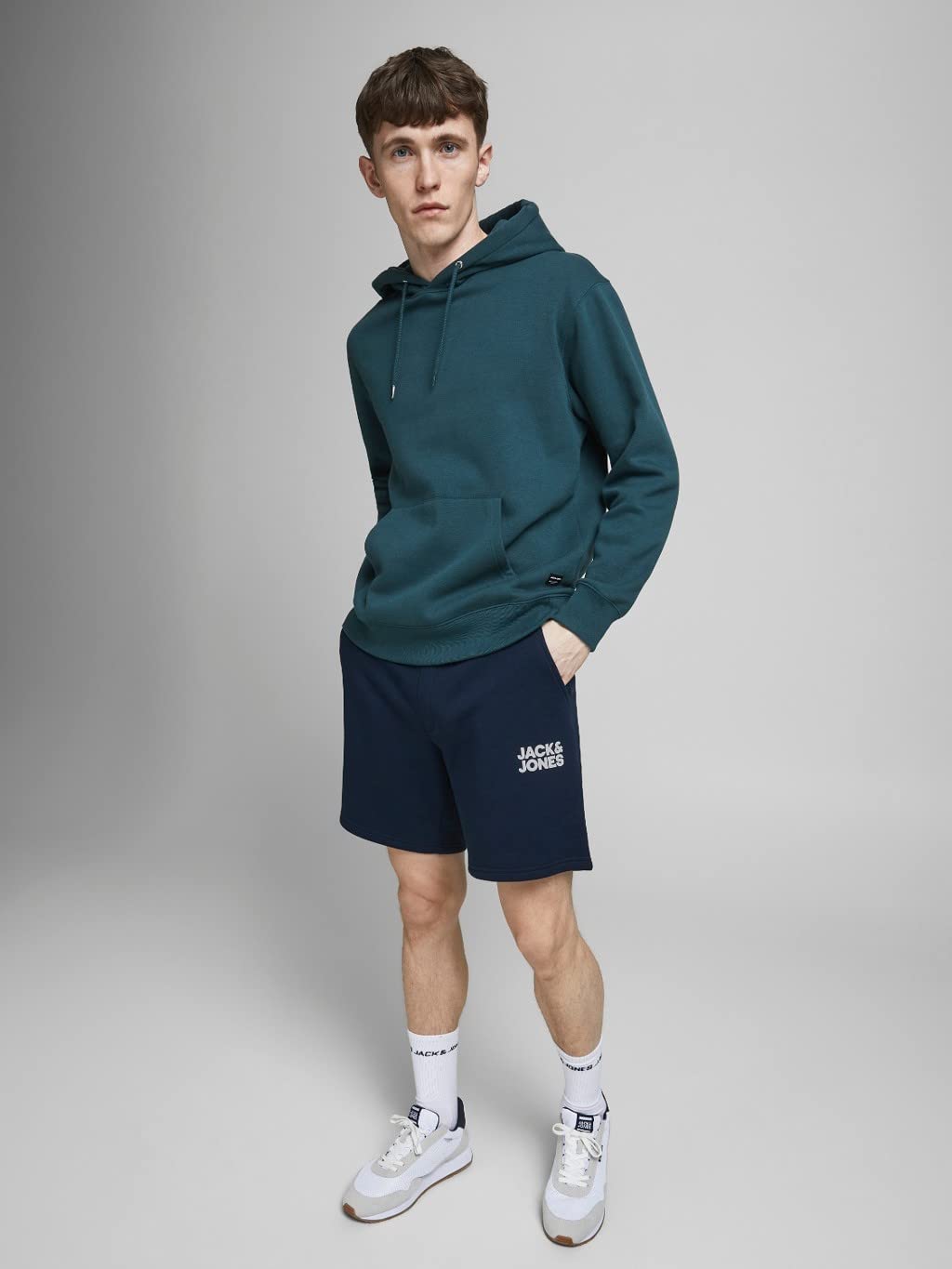 JACK & JONES JJINEWSOFT SWEAT SHORTS GMS - Shorty Mężczyźni