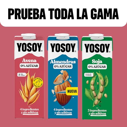 Miniatura 8 de Yosoy Bebida Vegetal De Almendras Sin Azúcar, Pack De 6 X 1l