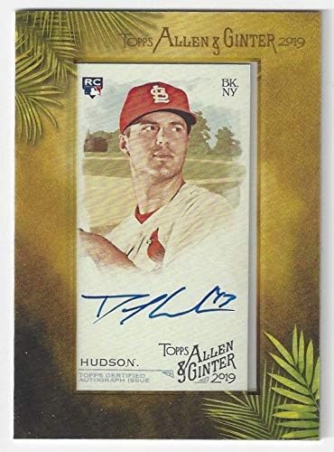 Dakota Hudson Autographed Framed Mini Allen & Ginter Mini Tobacco Sized Collectible Baseball Card - 2019 Topps Allen & Ginter Collectible Baseball Card #MA-DH (St. Louis Cardinals) Free Shipping