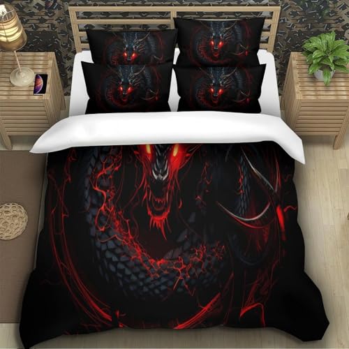Parure de lit cycliste 3D en microfibre premium ultra douce