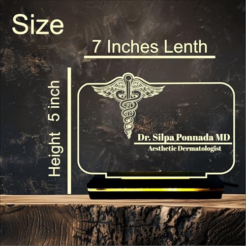Image of DON'T JUDGE ME CUSTOMISED Doctor Lamp with Doctors Name and Design | Personalized Gift for Doctors (Warm White Color LED Light) (Doctor-1)