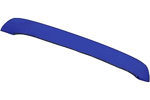 X AUTOHAUX Blue 4-Bow Bimini Top Storage Boot Cover - Waterproof 600D Boat Canvas