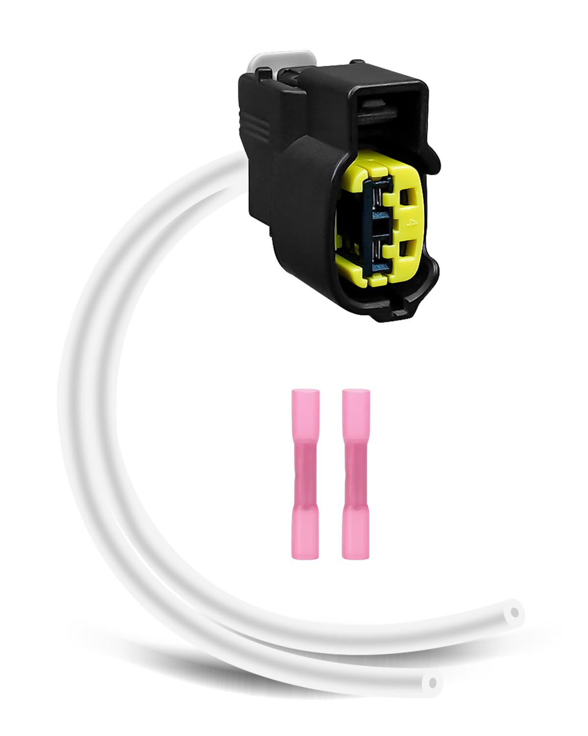 1 Pc Electrical Ignition Coil Connector Plug Harness with Terminals Fit for Hyundai Accent Elantra Sonata Tucson Veloster Kia Forte Koup Optima Rio Soul 1.6L 1.8L 2.0L 2011-2020 Replace PT2910 S2928