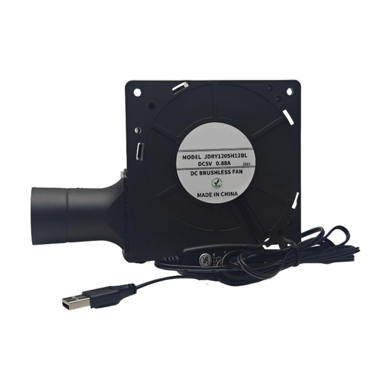 APLudoo Portable 5V USB Blower Adjustable Airflows Centrifugal Fan for Backyard BBQ Camping Trips and Ignitions Barbecue Blower Fan