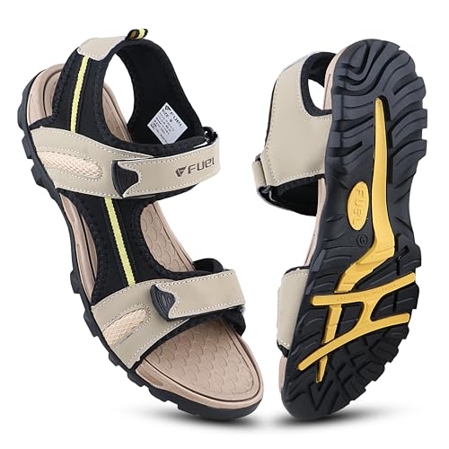 Image of FUEL Punch-02 Lightweight & Anti-Skid Rubber Sole Casual Sandals & Floaters for Mens & Boys for Outdoor