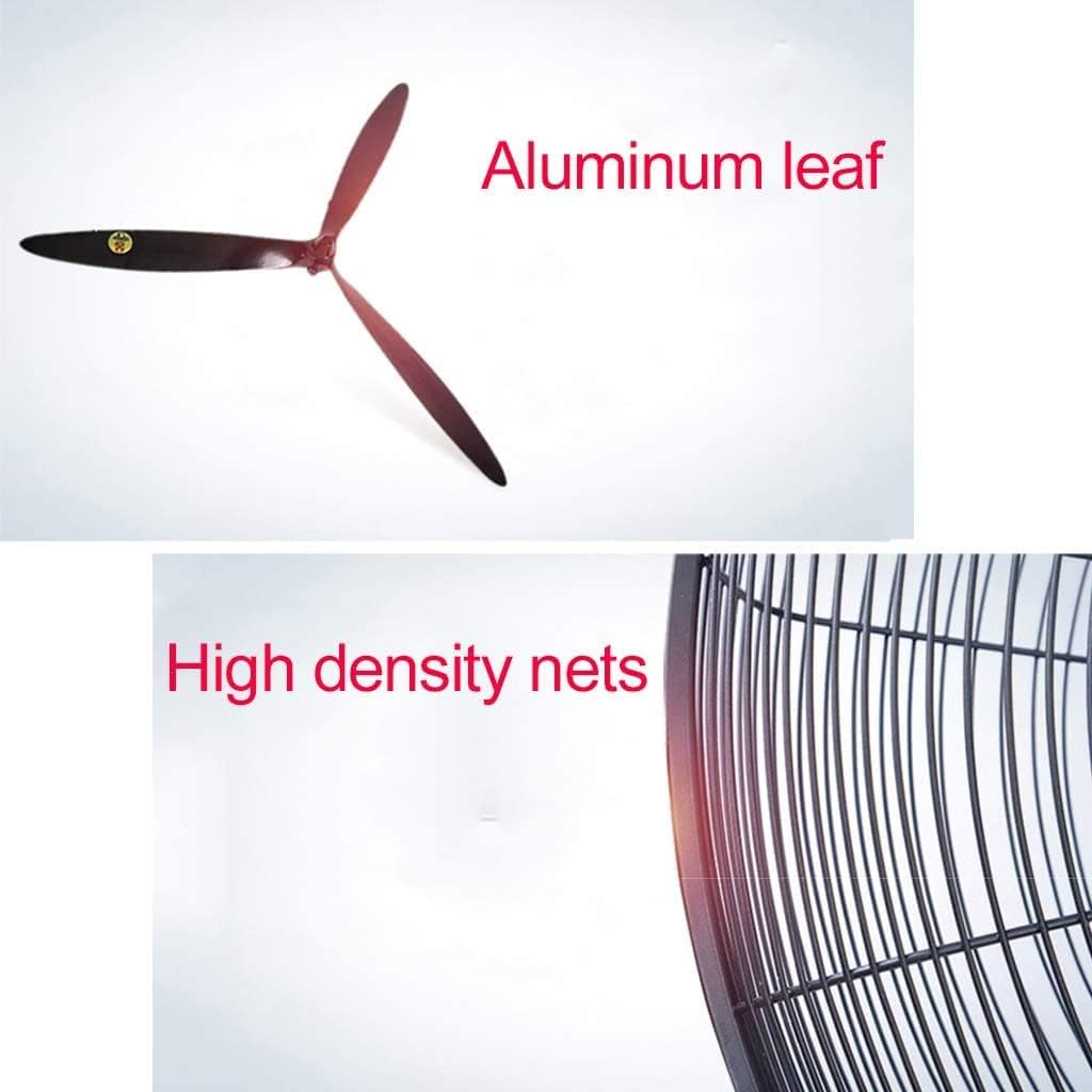 Lattice Pedestal Fans Industrial Fan, Oscillating Misting Fan, with Leakage Protection Device, Adjustable Height, Suitable for Outdoor, Factory, Shopping Mall