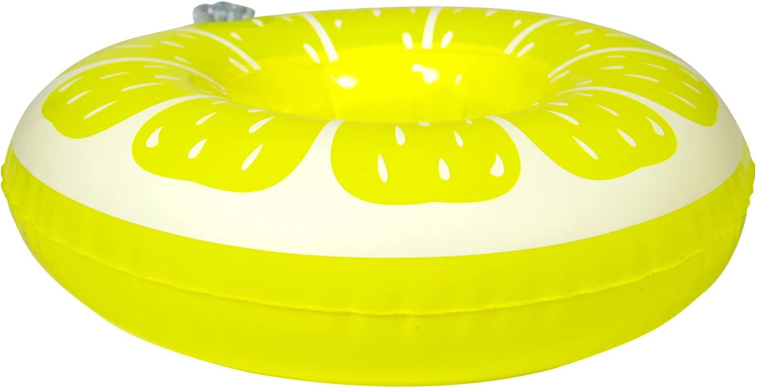 Rubies Inflatable Lemon Cup Holder Yellow