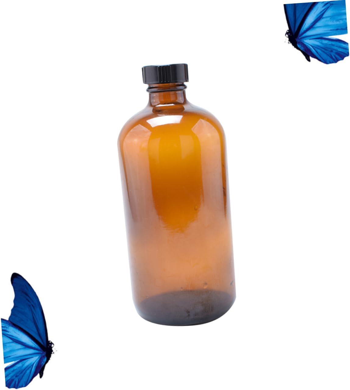 4Pcs Brown Glass Bottles with Lid Multifunctional Jam Storage Jars Kitchen Containers for Home Organization Airtight Sealing Design