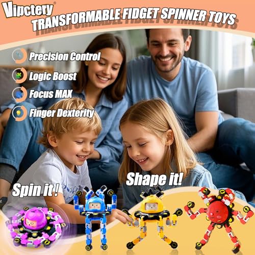 Travel Toys Fidget Spinners Fidget Toys For Kids Teens Road Trip Travel Activities Essential Sensory Toys With Autism Adhd Party Favors Birthday Gifts For Boy Girl Easter Basket Stuffers 4Pcs - Image 2