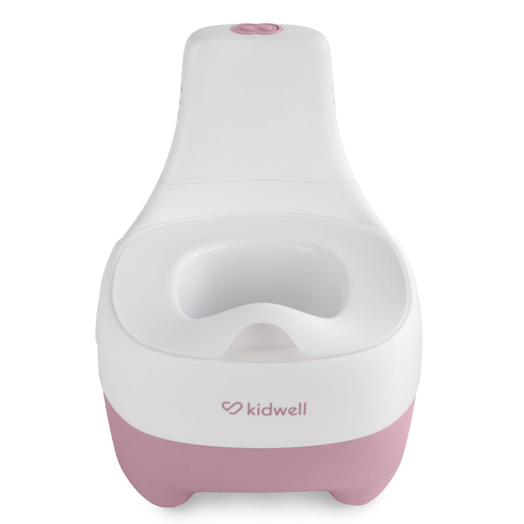 KIDWELL® Baby Töpfchen - Toilettensitz Kinder - Kidwell FINO Töpfchen für Kinder mit Musik & Spülgeräusch – Kindertoilette mit Herausnehmbarem Einsatz & Deckel – BPA-Frei ab 18 Monaten (Rosa)
