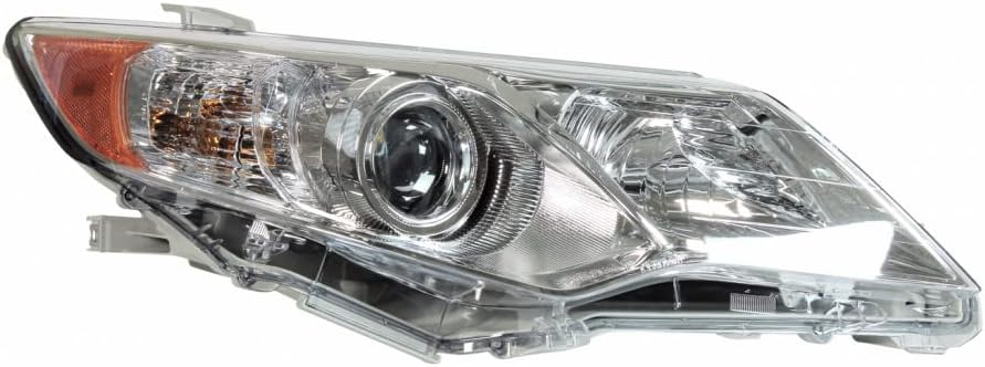 CarLights360: For Toyota Camry Headlight Assembly 2012 2013 2014 Passenger Side | w/Bulbs | CAPA Certified | TO2503211