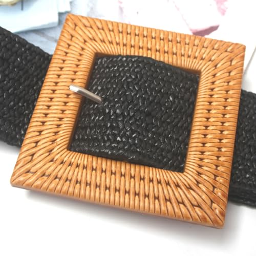 Vintage Wide Belt for Women No Hole Retro Waist Belt Fashion Accessory3