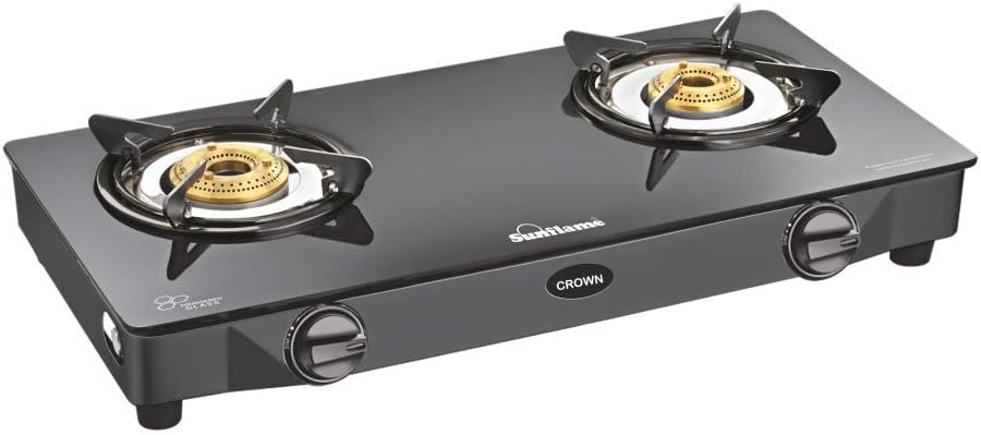 Sunflame Crown Glass Top Burner Gas Stove Black Liberia Ubuy