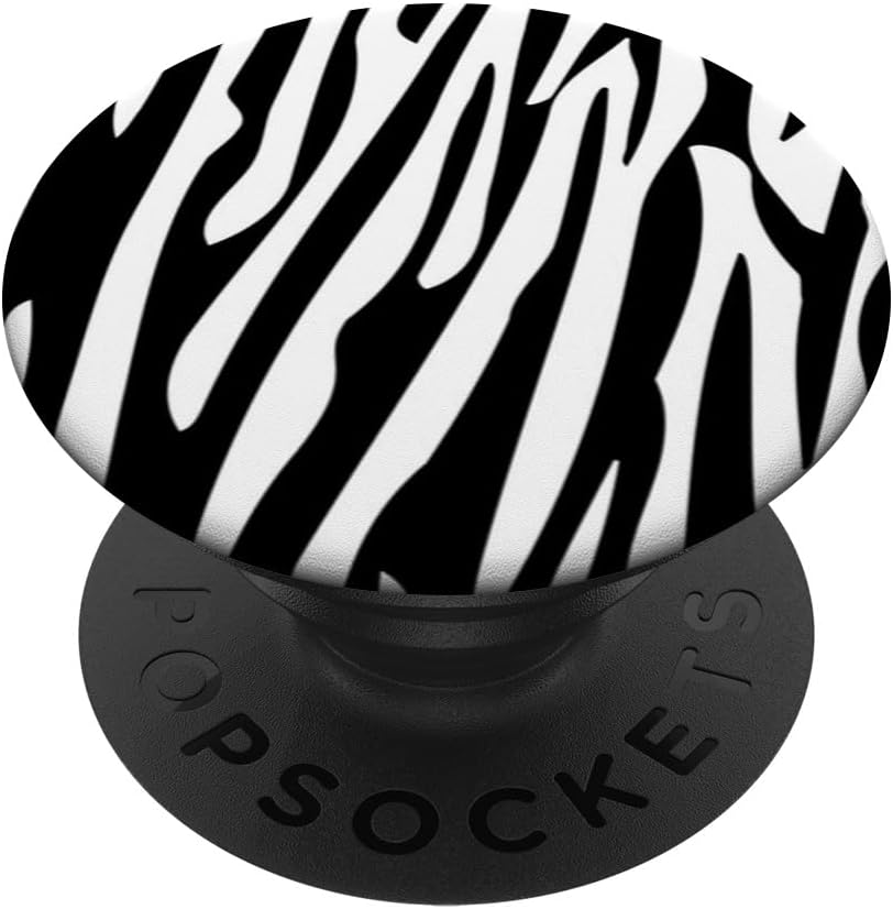Zebra Pattern PopSockets PopWallet for MagSafe