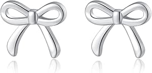 SLUYNZ Sterling Silver Bunny Rabbit Stud Earrings - CZ Accent Hypoallergenic Earrings For Women