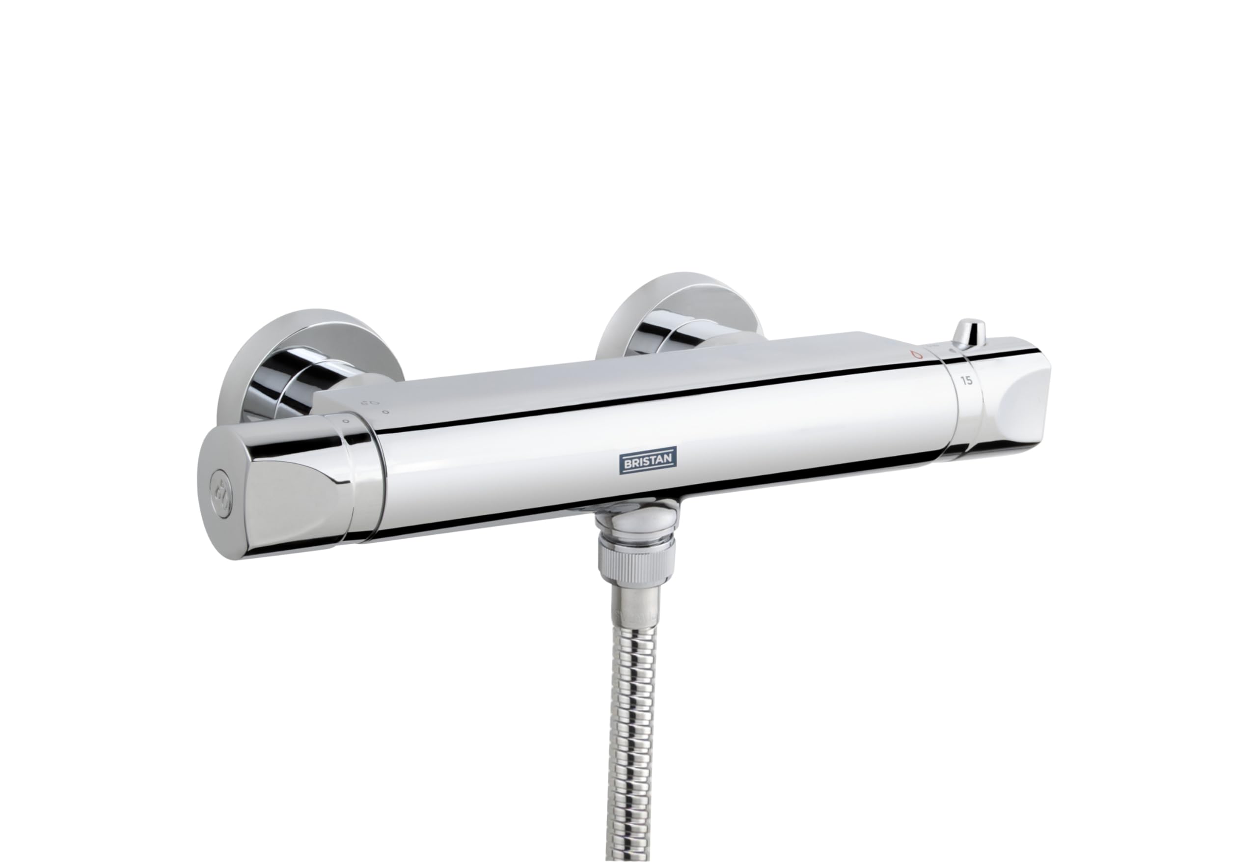 Bristan Artisan Thermostatic Bathroom Mixer Shower Mounted Bar Valve Chrome
