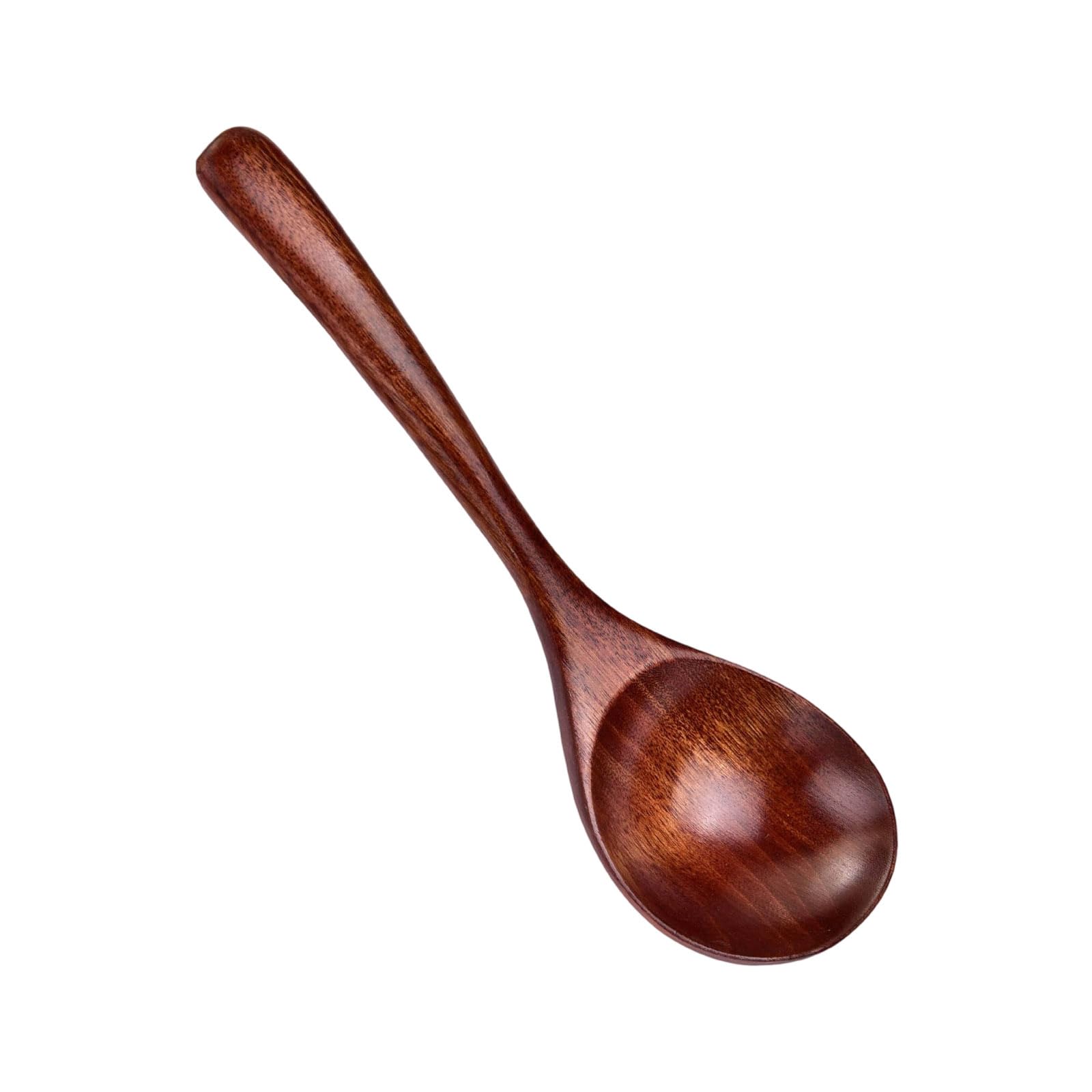 carotoe Wooden Soup Spoon Long Handle Kitchenwares Japanese Styles Utensil for Soup Serving Outdoor Dining Tool Long Handle Wooden Spoon for