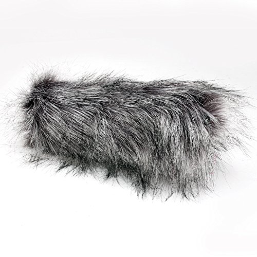 Image of Advanced Super Cardioid Microphone for Canon EOS 77D (Stereo /Shotgun) with Dead Cat Wind Muff